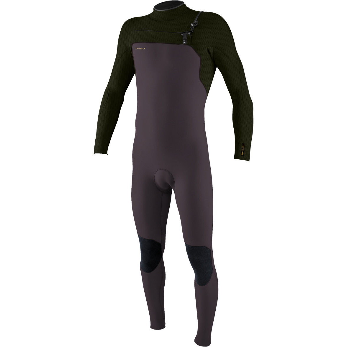 2025 O'Neill Mens Hyperfreak 4/3+mm Chest Zip Wetsuit 5344 - Arabica / Ranger